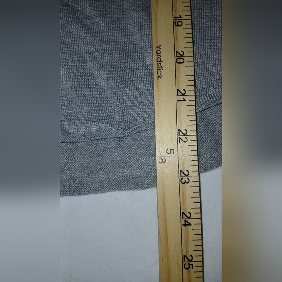 Rachel Zoe women's Small gray cashmere blend LOVE sweater casual comfy - Picture 7 of 7